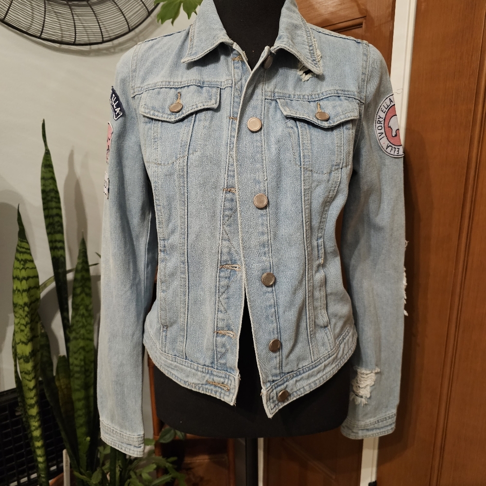 Boom boom Jeans Ivory Ella denim jacket